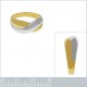 Bague Plaqué Or bicolore 18 carats