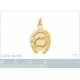 Pendentif Signes du Zodiaque Fer à Cheval Plaqué Or