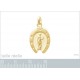 Pendentif Signes du Zodiaque Fer à Cheval Plaqué Or