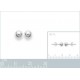 Boucles d'oreilles Boule 5mm en Argent 925°°°