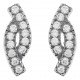 Boucles d'oreilles en Argent 925°°° et Zirconias
