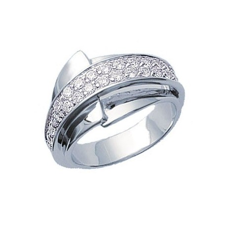 Bague en Argent 925°°° et Zirconias