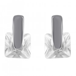 Boucles d'oreilles en Argent 925°°° et Zirconia