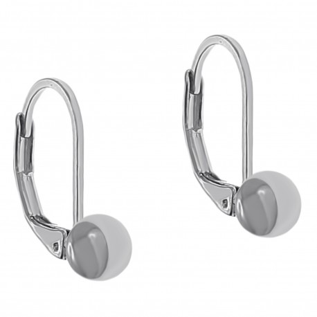 Boucles d'oreilles Boule en Argent 925°°°