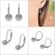 Boucles d'oreilles Boule en Argent 925°°°