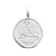 Pendentif Zodiaque en Argent 925 rhodié et Oxydes Zirconium