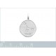 Pendentif Zodiaque en Argent 925 rhodié et Oxydes Zirconium