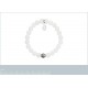 Bracelet Femme en Jade et Acier inoxydable 316L