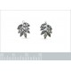 Boucles d'oreilles en Argent 925 rhodié et Oxydes Zirconium