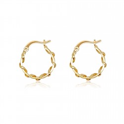 Créoles 20mm Plaqué Or 18 carats