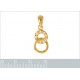 Pendentif Plaqué or 18 carats et Oxydes de Zirconium