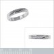 Bague alliance 4mm Homme en Argent 925 rhodié