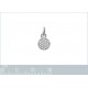 Pendentif en Argent 925 rhodié et Oxydes Zirconium