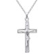 Pendentif Croix Christ en Argent 925