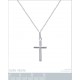 Pendentif Croix Chrétienne en Argent 925