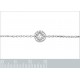 Bracelet en Argent 925 rhodié et Oxydes Zirconium