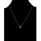 Collier en Argent 925 rhodié et Oxydes Zirconium