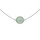 Collier ras de cou en Argent 925 rhodié et Aventurine