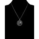 Pendentif Hibou Arbre de Vie en Argent 925 rhodié et Oxydes Zirconium