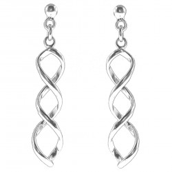 Boucles d'oreilles pendantes en Argent 925