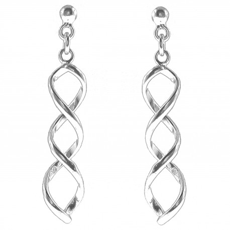 Boucles d'oreilles pendantes en Argent 925