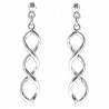 Boucles d'oreilles pendantes en Argent 925