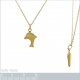 Pendentif Dauphin Plaqué Or