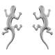 Boucles d'oreilles Salamandre en Argent 925