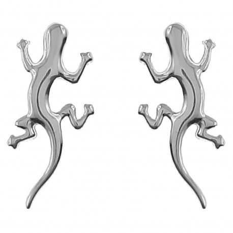 Boucles d'oreilles Salamandre en Argent 925