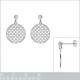 Boucles d'oreilles en Argent 925