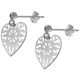 Boucles d'oreilles Coeur en Argent 925