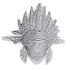 Bague Indien en Argent 925 rhodié