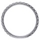 Bague Jonc ajouré en Argent 925 rhodié