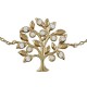 Bracelet Arbre de Vie 20cm Plaqué Or 18 carats et Oxydes Zirconium