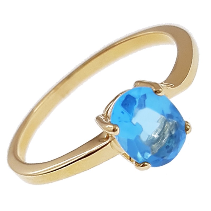 Bague solitaire hotsell plaqué or
