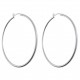 Boucles d'oreilles Créoles 50mm en Argent 925