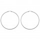 Boucles d'oreilles Créoles 70mm en Argent 925