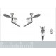 Boucles d'oreilles Fée en Argent 925 et Quartz