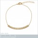 Bracelet Plaqué Or 18 carats et Oxydes Zirconium