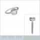 Bague en Argent 925 rhodié et Oxyde Zirconium