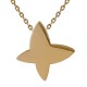 Pendentif Papillon Plaqué or 18 carats