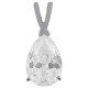 Pendentif en Argent 925 rhodié et Oxyde Zirconium