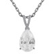 Pendentif en Argent 925 rhodié et Oxyde Zirconium