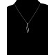 Pendentif en Argent 925 rhodié et Oxydes Zirconium