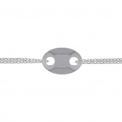 Bracelet Grain de café en Argent 925