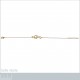 Bracelet Clé de Sol Plaqué Or 18 carats