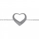 Bracelet Coeur en Argent 925