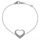 Bracelet Coeur en Argent 925