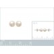 Boucles d'oreilles Perle d'imitation 6mm et tige en Argent 925