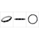 Bague en Argent 925 et émail noir
